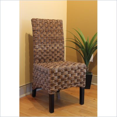 International Caravan  Manilla Set of 2 Abacca Accent Dining Chair