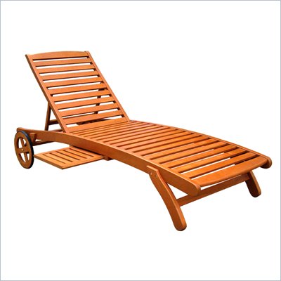 International Caravan Mandalay Multi-Position Outdoor Chaise Lounge