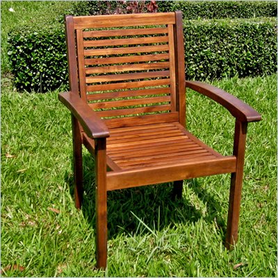 International Caravan Monaco Contemporary Outdoor Patio Chair