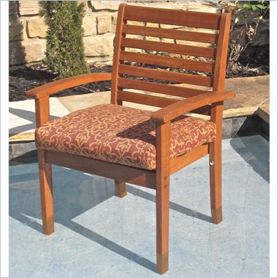 International Caravan Royal Tahiti Oslo Contemporary Patio Chair - Set of 2