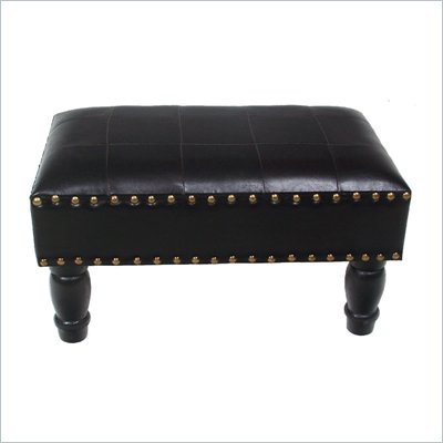 International Caravan Sicily 20" Indoor Stool in Dark Chocolate