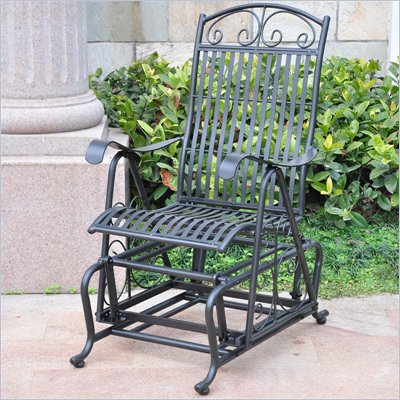 International Caravan Sonoma Outdoor Iron Patio Glider