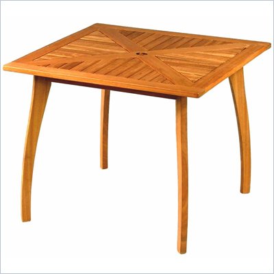 International Caravan 36" Wood Patio Table