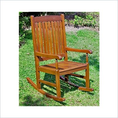 International Caravan Wooden Patio Rocker 