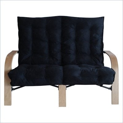 International Caravan Loveseat in Black