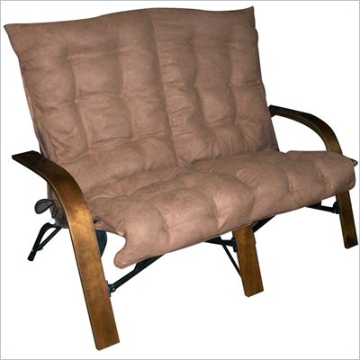 International Caravan Loveseat in Saddle Brown