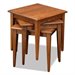 Leick Furniture Favorite Finds Stacking Table Set in Medium Oak Finish