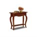 Leick Furniture French Console Table in Brown Cherry Finish