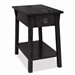 Leick Furniture Mission Chairside End Table in Slate Finish