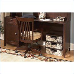 Kathy Ireland by Bush Grand Expressions 66 Desk in Warm Molasses