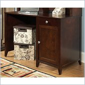 Kathy Ireland by Bush Grand Expressions 48 Single Pedestal Desk in Warm Molasses