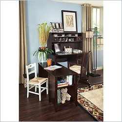 Kathy Ireland by Bush Grand Expressions Small-Space Office Set in Warm Molasses
