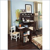 Kathy Ireland by Bush Grand Expressions Small-Space Office Set in Warm Molasses