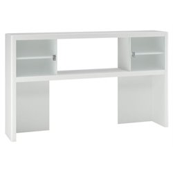 Kathy Ireland by Bush New York Skyline Hutch in Plumeria White