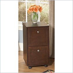 Kathy Ireland by Bush Grand Expressions 2 Drawer Mobile File Cabinet in Warm Molasses