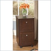 Kathy Ireland by Bush Grand Expressions 2 Drawer Mobile File Cabinet in Warm Molasses
