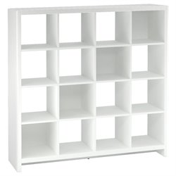Kathy Ireland by Bush New York Skyline Cube Divider in Plumeria White