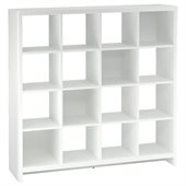 Kathy Ireland by Bush New York Skyline Cube Divider in Plumeria White