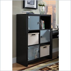 Kathy Ireland by Bush New York Skyline Cube Bookcase in Modern Mocha