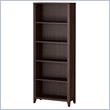 ADD TO YOUR SET: Kathy Ireland by Bush Grand Expressions Bookcase in Warm Molasses