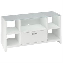 Kathy Ireland by Bush New York Skyline Credenza/TV Stand in Plumeria White