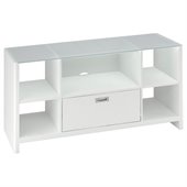 Kathy Ireland by Bush New York Skyline Credenza/TV Stand in Plumeria White