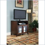 Kathy Ireland by Bush Grand Expressions Tall TV Stand in Warm Molasses