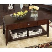 Kathy Ireland by Bush Grand Expressions Coffee Table in Warm Molasses