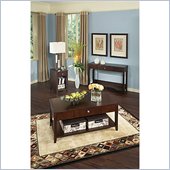 Kathy Ireland by Bush Grand Expressions 4 Piece Coffee Table Set in Warm Molasses