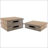 Kathy Ireland by Bush New York Skyline Small Storage Bins (3 Pack)