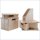 Kathy Ireland by Bush New York Skyline Assorted Storage Bins (4 Pack)