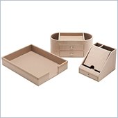Kathy Ireland by Bush New York Skyline Assorted Media Storage Bins (3 Pack)