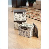 Kathy Ireland by Bush Grand Expressions Large File/Storage Bins (3 Pack)
