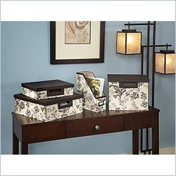 Kathy Ireland by Bush Grand Expressions Assorted Storage Bins (4 Pack)