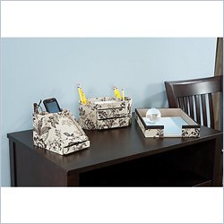 Kathy Ireland by Bush Grand Expressions Assorted Media Storage Bins (3 Pack)