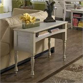 Kathy Ireland by Bush Volcano Dusk Laptop Sofa Table in Driftwood Dreams