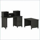 Kathy Ireland by Bush Volcano Dusk Parent and Child Small Office Set 