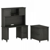 Kathy Ireland by Bush Volcano Dusk Small Office with Lateral File Set