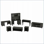 Kathy Ireland by Bush Volcano Dusk Work-N-Play Set with Extra Filing