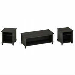 Kathy Ireland by Bush Volcano Dusk Coffee Table Set in Kona Coast