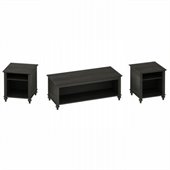 Kathy Ireland by Bush Volcano Dusk Coffee Table Set in Kona Coast