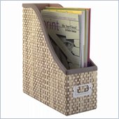 Kathy Ireland by Bush Volcano Dusk Magazine File in Grass Weave-Natural