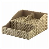 Kathy Ireland by Volcano Dusk Bush Charging Station in Grass Weave-Natural