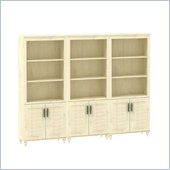 Kathy Ireland by Bush Volcano Dusk Bookcase in Driftwood Dreams