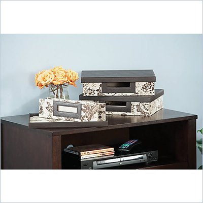 Kathy Ireland by Bush Grand Expressions Small Storage Bins (3 Pack)