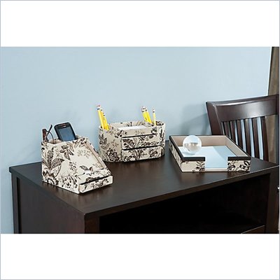 Kathy Ireland by Bush Grand Expressions Assorted Media Storage Bins (3 Pack)