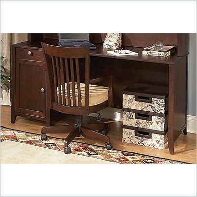 Kathy Ireland by Bush Grand Expressions 66" Desk in Warm Molasses