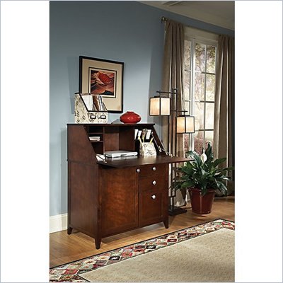 Kathy Ireland by Bush Grand Expressions Secretary Desk in Warm Molasses