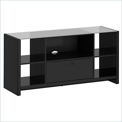 Kathy Ireland by Bush New York Skyline Credenza/TV Stand in Modern Mocha