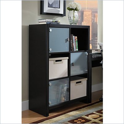 Kathy Ireland by Bush New York Skyline Cube Bookcase in Modern Mocha